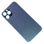 Задняя крышка для Apple iPhone 12 Pro Max (широкий вырез под камеру) <синий>