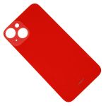 Задняя крышка для Apple iPhone 14 (широкий вырез под камеру) <красный>