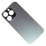 Задняя крышка для Apple iPhone 14 Pro (широкий вырез под камеру) <черный>
