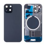 Задняя крышка для Apple iPhone 15 в сборе с магнитом MagSafe <черный> (оригинал)
