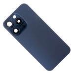 Задняя крышка для Apple iPhone 15 Pro в сборе с магнитом MagSafe <синий> (оригинал)