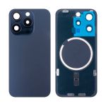 Задняя крышка для Apple iPhone 15 Pro в сборе с магнитом MagSafe <синий> (оригинал)