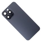Задняя крышка для Apple iPhone 15 Pro Max в сборе с магнитом MagSafe <черный> (оригинал)