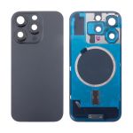 Задняя крышка для Apple iPhone 16 Pro в сборе с магнитом MagSafe <черный> (оригинал)