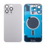 Задняя крышка для Apple iPhone 16 Pro Max в сборе с магнитом MagSafe <серый> (оригинал)