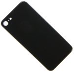 Задняя крышка для Apple iPhone 8 (широкий вырез под камеру) <черный>
