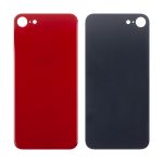 Задняя крышка для Apple iPhone 8 (широкий вырез под камеру) <красный>