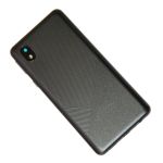 Задняя крышка для Samsung SM-A013F (Galaxy A01 Core) со стеклом камеры <черный>
