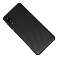 Задняя крышка для Samsung SM-A022F (Galaxy A02) со стеклом камеры <черный> ― Оптовый PromiseMobile