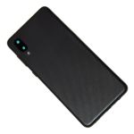Задняя крышка для Samsung SM-A022F (Galaxy A02) со стеклом камеры <черный>