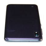 Задняя крышка для Samsung SM-A105F (Galaxy A10) со стеклом камеры <черный>
