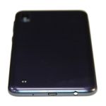 Задняя крышка для Samsung SM-A105F (Galaxy A10) со стеклом камеры <черный>