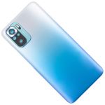 Задняя крышка для Xiaomi Redmi Note 10 (M2101K7AG), 10S (M2101K7BL) <голубой> (оригинал)