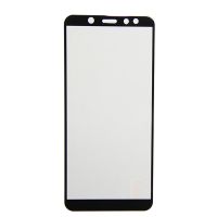 Защитное стекло для Samsung SM-A600F (Galaxy A6) (2,5D/наклейка по периметру) <черный> ― Оптовый PromiseMobile