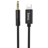 Кабель AUX iPhone Lightning - 3.5 mm Hoco UPA-13 <черный> ― Оптовый PromiseMobile