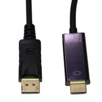 Кабель DisplayPort - HDMI (DP 1.2/HDMI 2.0/1.8 м/однонаправленный) <черный> ― Оптовый PromiseMobile