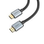 Кабель HDMI (HDMI-HDMI) Hoco US03 (ver 2.0/оплетка нейлон/1 м) <черный>