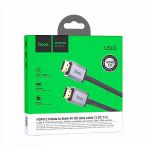 Кабель HDMI (HDMI-HDMI) Hoco US03 (ver 2.0/оплетка нейлон/1 м) <черный>