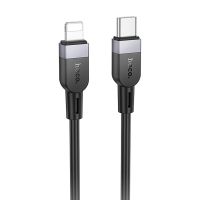 Кабель USB-C Apple iPhone Lightning Hoco X109 (3A/27W/PD/2 метра) <черный> ― Оптовый PromiseMobile