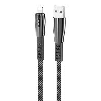 Кабель USB Apple iPhone Lightning Hoco U70 (2.4A/1,2 метра) <черный> ― Оптовый PromiseMobile