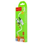 Кабель USB Apple iPhone Lightning Hoco X86 (2.4A/1 метр) <белый>