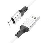 Кабель USB Apple iPhone Lightning Hoco X86 (2.4A/1 метр) <белый>