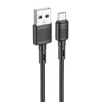 Кабель USB MicroUSB Hoco X83 (2.4А/1 метр) <черный>