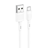 Кабель USB MicroUSB Hoco X83 (2.4А/1 метр) <белый> ― Оптовый PromiseMobile