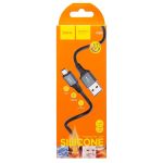 Кабель USB MicroUSB Hoco X86 (2.4А/1 метр) <черный>