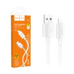 Кабель USB Apple Lightning Hoco X107 (1 метр) <белый>