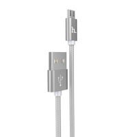 Кабель USB MicroUSB Hoco X2 <серый> ― Оптовый PromiseMobile