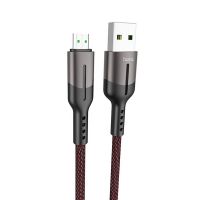 Кабель USB MicroUSB Hoco U68 (1,2 m/4A) <черный> ― Оптовый PromiseMobile