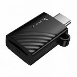 Кард-ридер Hoco HB53 в порт USB-C для MicroSD <черный>