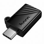 Кард-ридер Hoco HB53 в порт USB-C для MicroSD <черный>