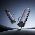 Кард-ридер Hoco HB56B для портов USB-C+Lightning (USB/SD/MicroSD) <серый>