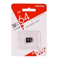 Карта памяти MicroSDHC 64 Gb CL10 UHS-I Smart Buy ― Оптовый PromiseMobile