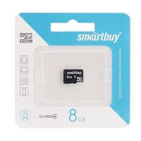 Карта памяти MicroSDHC 8 Gb CL4 Smart Buy в блистере без адаптера ― Оптовый PromiseMobile