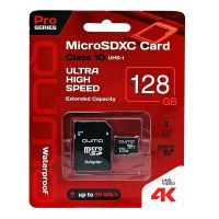 Карта памяти MicroSDXC 128 Gb CL10 UHS-I U3 Qumo с адаптером ― Оптовый PromiseMobile