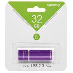 Карта памяти USB 32 Gb Smart Buy Quartz в блистере <фиолетовый>