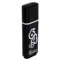 Карта памяти USB 64 Gb Smart Buy Glossy в блистере <черный> ― Оптовый PromiseMobile