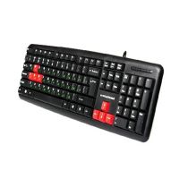 Клавиатура проводная Nakatomi Navigator KN-02U (USB) <черно-красный> ― Оптовый PromiseMobile