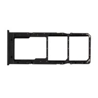 Лоток Sim-карты для Samsung SM-A105F (Galaxy A10), A125F (A12), A205F (A20), A305F (A30), A505F (A50), A705F (A70), A750F (A7 2018), M127F (M12) / Vivo Y91c и карты памяти <черный> ― Оптовый PromiseMobile