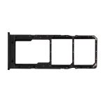 Лоток Sim-карты для Samsung SM-A105F (Galaxy A10), A125F (A12), A205F (A20), A305F (A30), A505F (A50), A705F (A70), A750F (A7 2018), M127F (M12) / Vivo Y91c и карты памяти <черный>