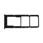 Лоток Sim-карты для Samsung SM-A105F (Galaxy A10), A125F (A12), A205F (A20), A305F (A30), A505F (A50), A705F (A70), A750F (A7 2018), M127F (M12) / Vivo Y91c и карты памяти <черный>
