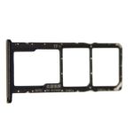 Лоток sim-карты для Huawei Y5p (DRA-LX9), Y6p (MED-LX9N), Honor 9A (MOA-LX9N), 9S (DUA-LX9) и карты памяти <черный>