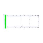 Лоток sim-карты для Tecno Spark 20 (KJ5) и карты памяти <белый>