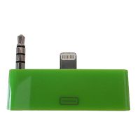 Переходник Apple iPhone 5/iPod Touch 5G аудио для кабеля iPhone 2/3/4 <зеленый> ― Оптовый PromiseMobile