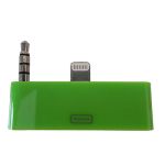 Переходник Apple iPhone 5/iPod Touch 5G аудио для кабеля iPhone 2/3/4 <зеленый>