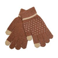 Перчатки для ёмкостных тачскринов (размер S) №4 <коричневый> ― Оптовый PromiseMobile