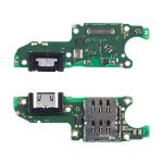 Плата нижняя для Huawei Nova Y73 системный разъем, разъем Sim-карты и микрофон (оригинал)